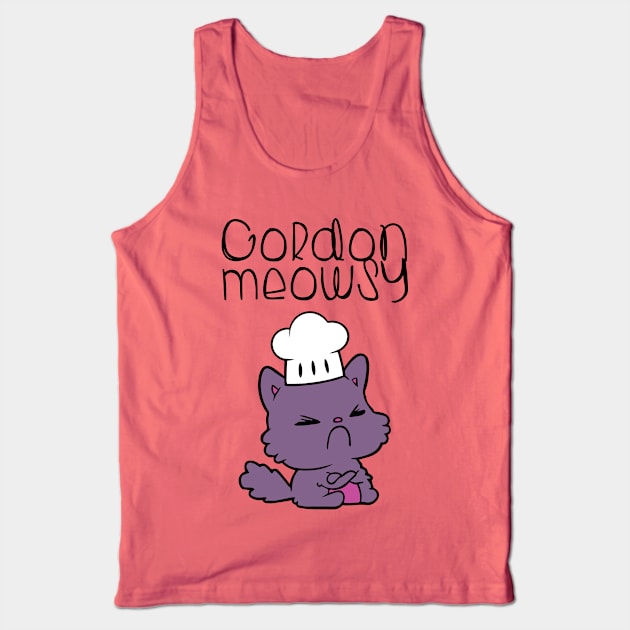 Gordon Meowsy Tank Top by lilmousepunk